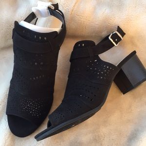 🔥 Laser Cut Black Booties